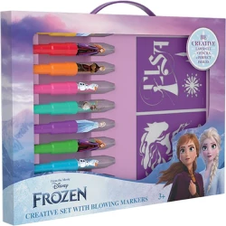 Kreativní set s foukacími fixy Ledové království Kreativní set s foukacími fixy Ledové království
