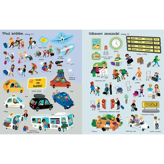 Letišťe Samolepková knížka