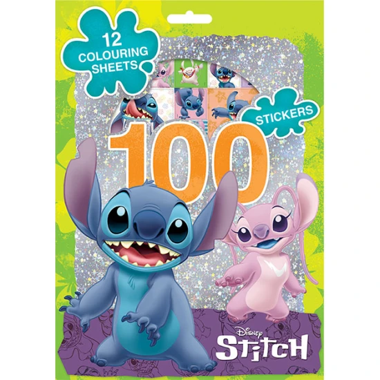 Lilo & Stitch – 100 samolepek a omalovánkové listy v jedné knize