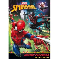 Adventný kalendár so samolepkami Spider-Man