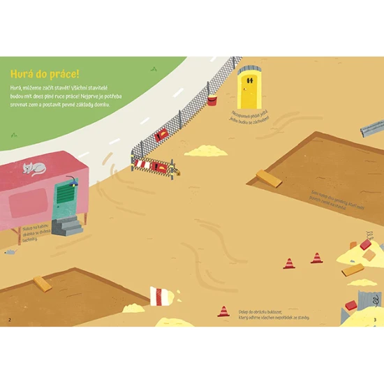 Na stavbě Moje první samolepkování