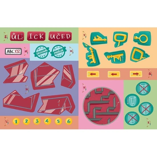 Samolepková únikovka Honba za zlatým tomahavkem – dětský zábavný sešit s úkoly a samolepkami