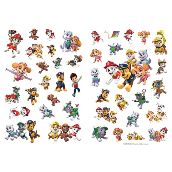 Omalovánky se samolepkami - Tlapková patrola