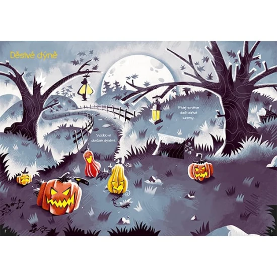 Jiri Models Třpytivý Halloween Moje první samolepkování S touto samolepkovou knížkou se dětičky pobaví s nálepkami a poznají magický svět Halloweenu a strašidelných bytostí.
