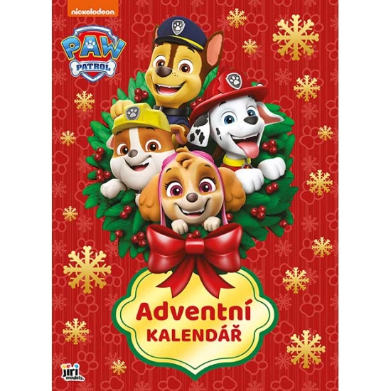 Adventní kalendář Tlapková patrola – 24 okének s knížkami, omalovánkami a samolepkami
