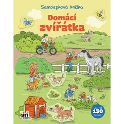 Domácí zvířatká Samolepková knížka Domácí zvířatká Samolepková knížka