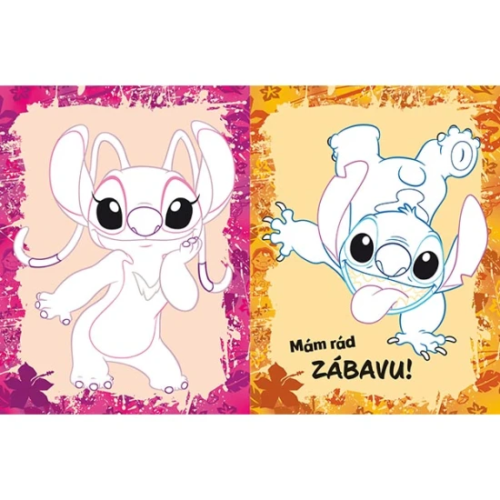 Lilo & Stitch – Barevné omalovánky se 2 listy tetování
