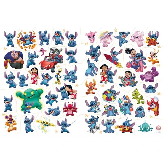 Lilo & Stitch – Barevné omalovánky se 2 listy tetování