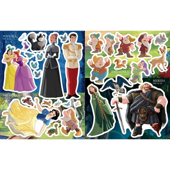 Jiri Models Disney Princezna Samolepková knížka S touto samolepkovou knížkou se dětičky pobaví s nálepkami a poznají svět Disney princezen.