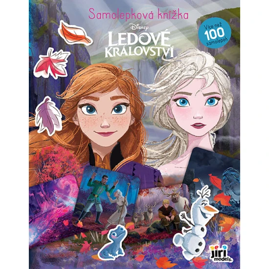 Samolepková knížka s postavičkami z Ledového království, která podporuje dětskou kreativitu a fantazii.