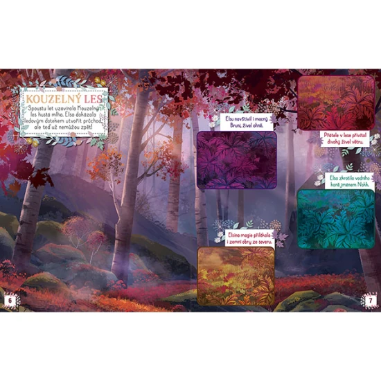 Samolepková knížka s postavičkami z Ledového království, která podporuje dětskou kreativitu a fantazii.