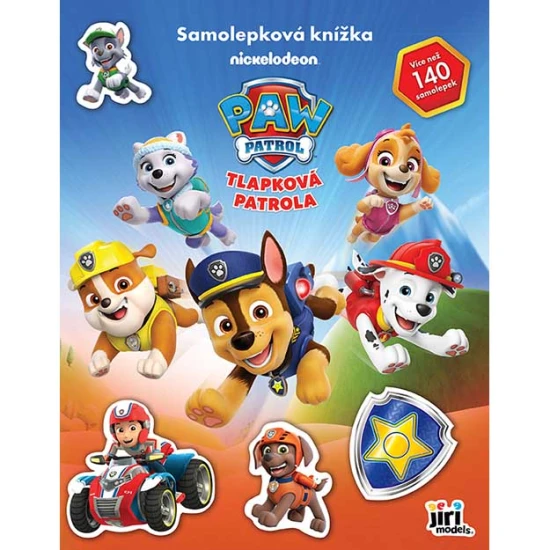 S touto samolepkovou knížkou se dětičky pobaví s nálepkami a poznají svět Tlapkové patroly. 