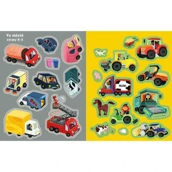 Stroje Samolepková knížka