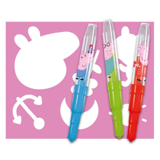 Tvor se svými oblíbenými hrdiny – foukací fixy Peppa Pig