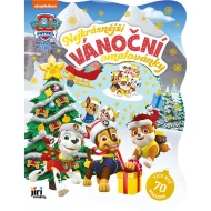 Nejkrásnější vánoční omalovánky se samolepkami - Tlapková patrola