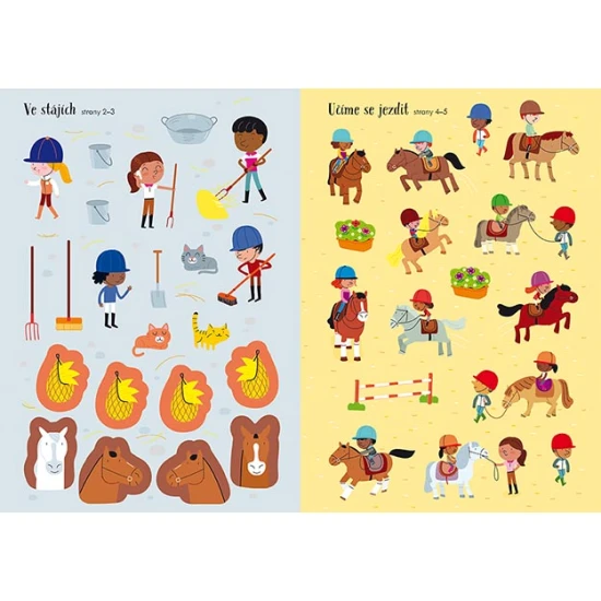 S touto samolepkovou knížkou se dětičky pobaví s nálepkami a poznají mnoho pejsků a štěňátek.