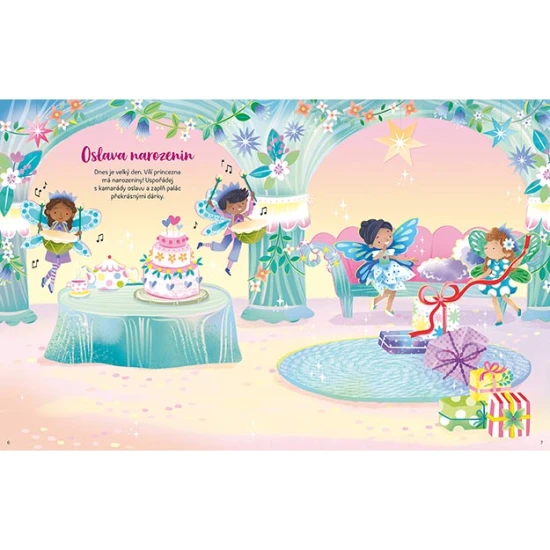 Třpytivé víly – Samolepková knížka plná kouzel a fantazie