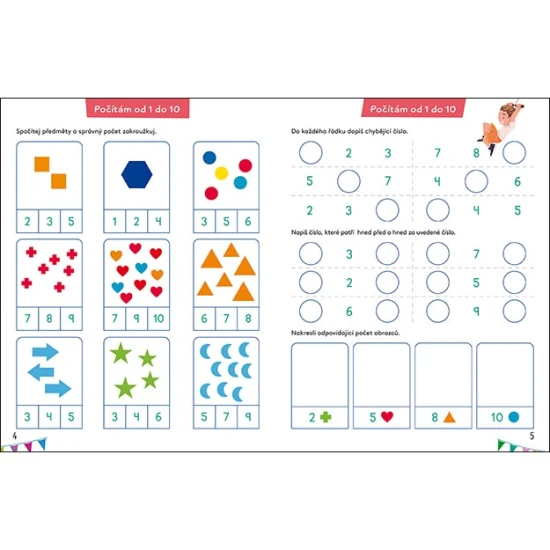 Velká cvičebnice matematiky I – 128 stran zábavných matematických úkolů pro děti
