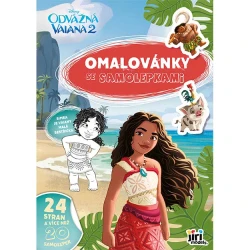 Omalovánky A4 se samolepkami Vaiana 2 Omalovánky A4 se samolepkami Vaiana 2