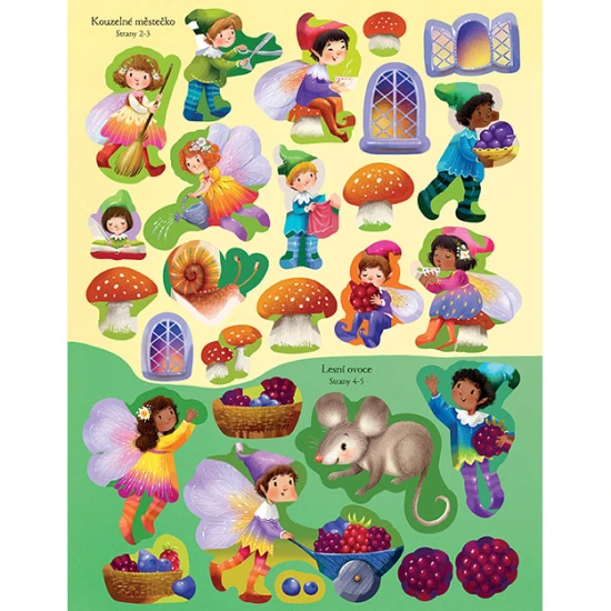 Jiri Models Víly, skřítkové a elfové Samolepková knížka S touto samolepkovou knížkou se dětičky pobaví s nálepkami a poznají svět víl, skřítků a elfů.
