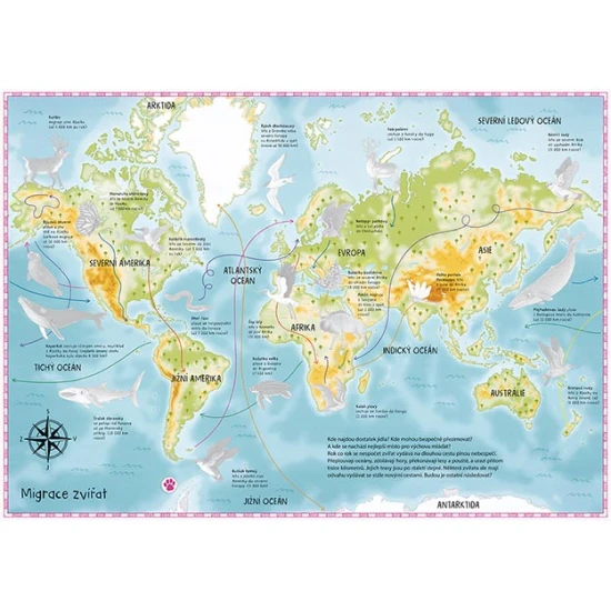 Jiri Models Atlas Zvířata světa - Svět zvířat v samolepkách S touto samolepkovou knížkou se dětičky pobaví s nálepkami a poznají svět zvířat.