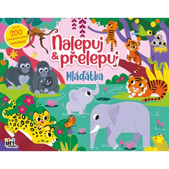 Nalepuj a přelepuj Mláďata - Jiri Models 4624-8