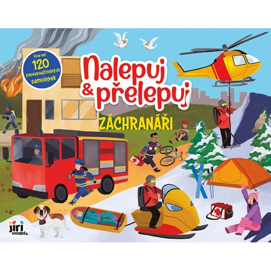 Nalepuj a přelepuj Záchranáři Nalepuj a přelepuj Záchranáři - Jiri Models 4625-5