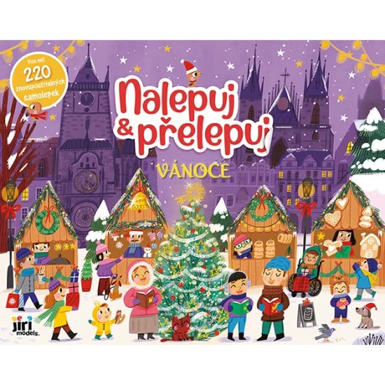 Nalepuj a přelepuj Vánoce - Jiri Models 4627-9