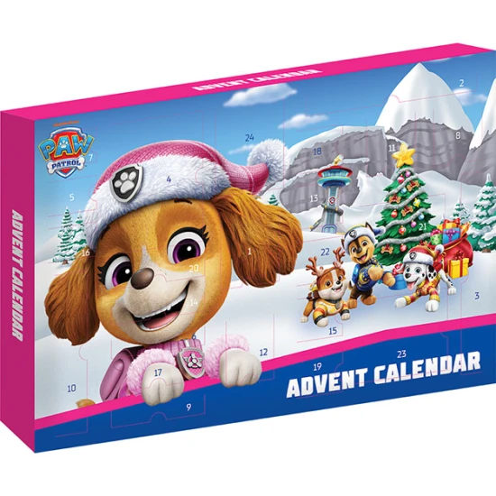 Adventný kalendár Labková patrola ružový – Jiri Models 4634-7