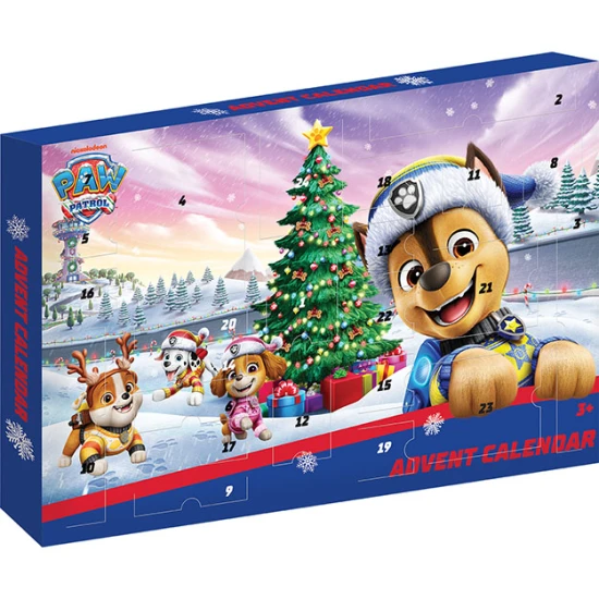 Adventný kalendár Labková patrola modrý Adventný kalendár Labková patrola modrý – Jiri Models 4635-4