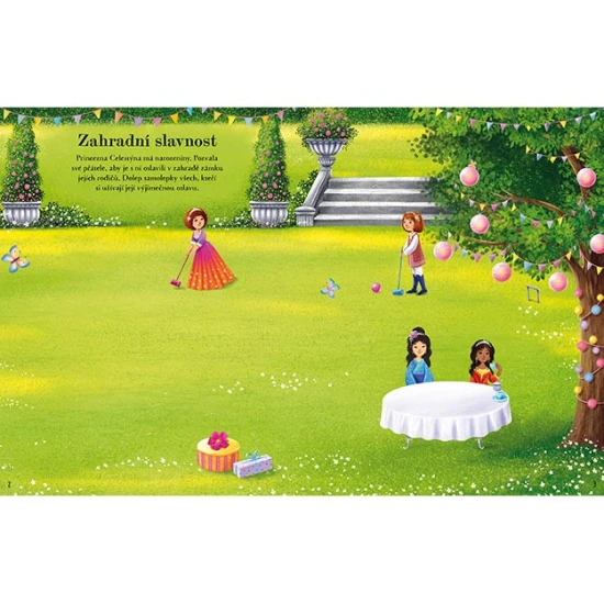 Jiri Models Princezny Samolepková knížka S touto samolepkovou knížkou se dětičky pobaví s nálepkami a poznají svět princezen.