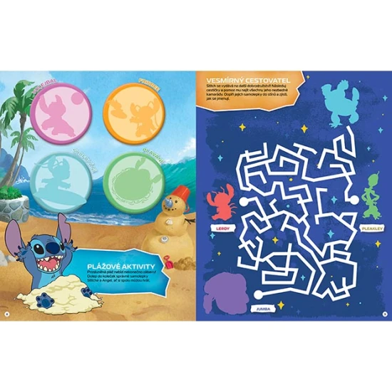 Zábava se samolepkami Lilo & Stitch