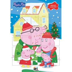 Adventný kalendár so samolepkami Prasiatko Peppa