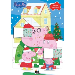 Adventný kalendár so samolepkami Prasiatko Peppa