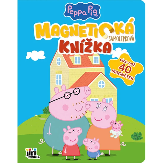 Magnetická samolepková knížka Prasátko Peppa - Jiri Models 4737-5