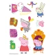 Magnetická samolepková knížka Prasátko Peppa - Jiri Models 4737-5
