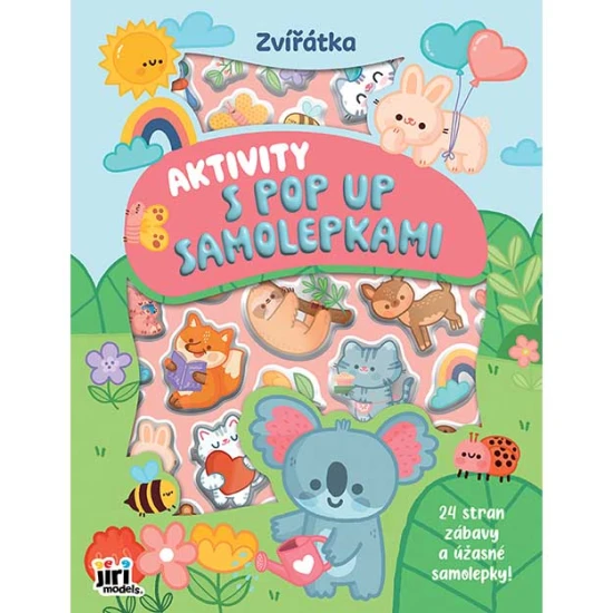 Aktivity s pop-up samolepkami Roztomilá zvířátka Aktivity s pop-up samolepkami Roztomilá zvířátka - Jiri Models 4784-9