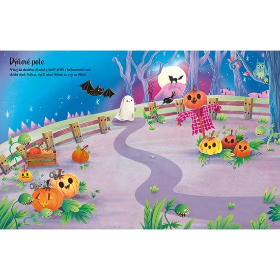 Jiri Models Halloween Samolepková knížka Krásně ilustrovaná, samolepková knížka na téma Halloween zaujme každé dítě.