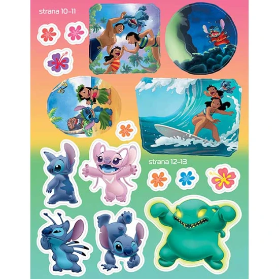 Jiri Models Lilo & Stitch Samolepková knížka S touto samolepkovou knížkou se dětičky pobaví s nálepkami a poznají svět Lilo a Stitch.