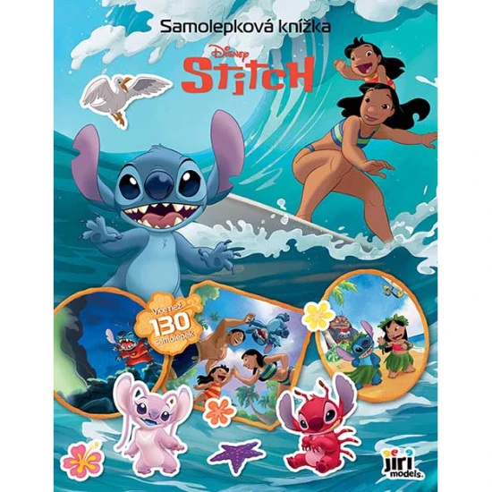 S touto samolepkovou knížkou se dětičky pobaví s nálepkami a poznají svět Lilo a Stitch.