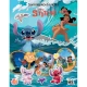 S touto samolepkovou knížkou se dětičky pobaví s nálepkami a poznají svět Lilo a Stitch.