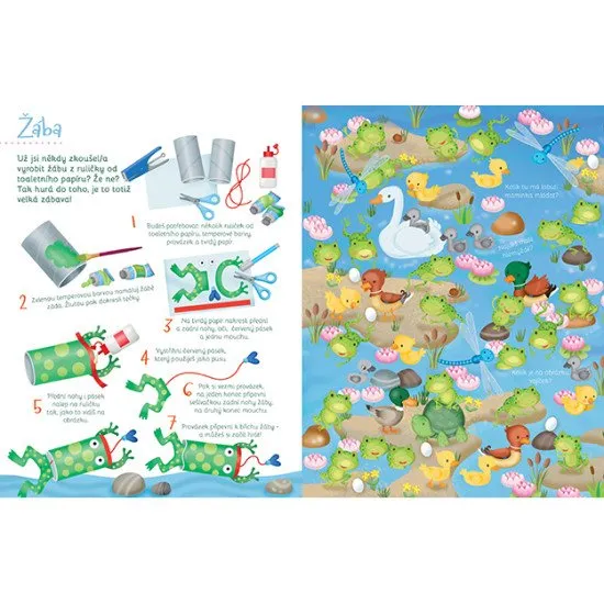 Kniha plná zajímavých aktivit a nápadů pro všechny milovníky přírody obsahuje 32 stran a více než 30 samolepek.