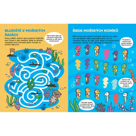 Jiri Models Svítící samolepky s aktivitami Oceán Svítící samolepky s aktivitami Oceán