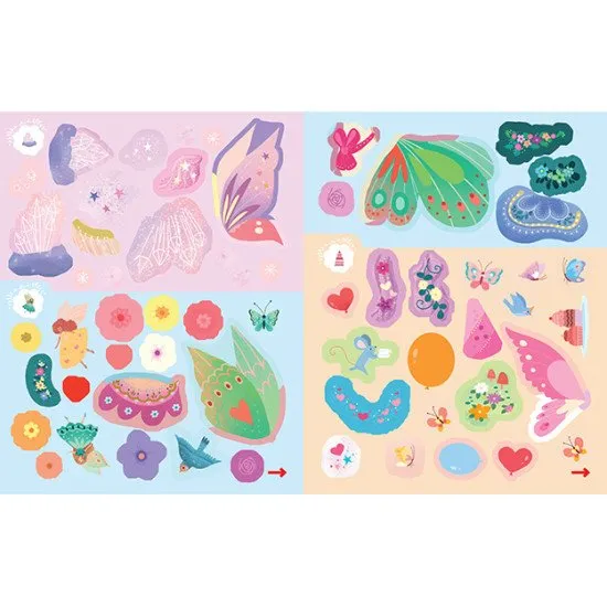 Zábavné oblékání jednorožců! Knížka se samolepkami, která rozvíjí kreativitu!