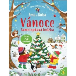Ema a Kuba Vánoce Samolepková knížka Ema a Kuba Vánoce Samolepková knížka