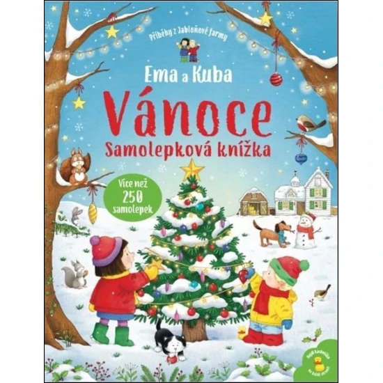 Ema a Kuba Vánoce: Oslavte Štědrý den s více než 250 samolepkami!