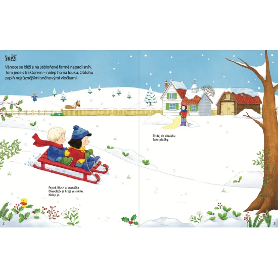 Ema a Kuba Vánoce: Oslavte Štědrý den s více než 250 samolepkami!