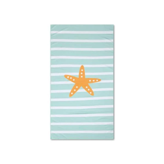 Plážová osuška z mikrovlákna Hvězdice 170 × 90 cm