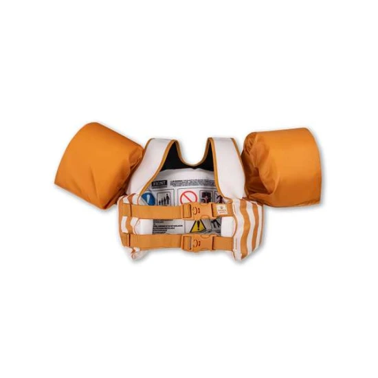 Plavecká vesta s rukávky Swim Essentials Brown Leopard 2–6 let