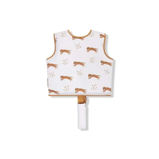 Plavecká vesta Swim Essentials Brown Leopard pro děti 2–3 roky